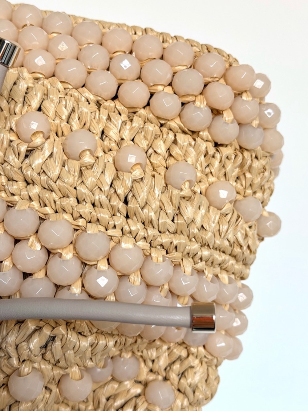 Jimmy Choo Bon Bon Beaded Bucket Bag - Picture 11 of 12